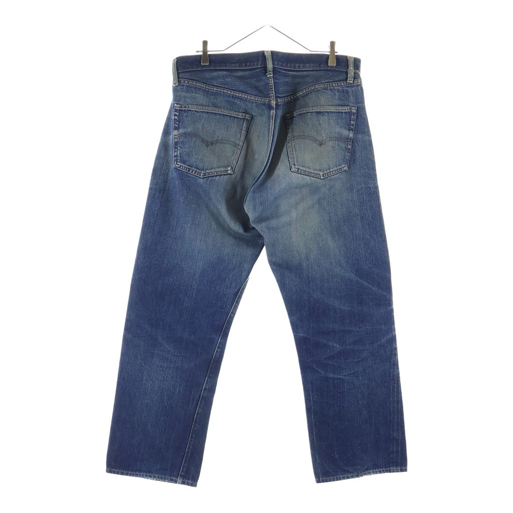Levi's(リーバイス) 60s-70s BIGE後期 耳裏シングル ボタン裏2 レインボーステッチ デニムパンツ インディゴ 501