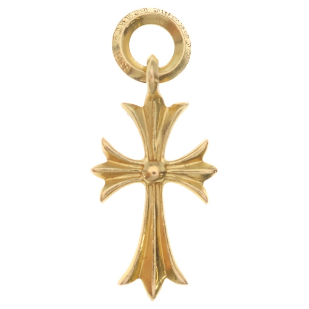 CHROME HEARTS(クロムハーツ) 22K TINY CH CROSS タイニーCHクロス ペンダントトップ ゴールド BCA051