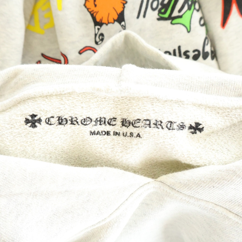 CHROME HEARTS(クロムハーツ) MATTY BOY PPO BRAIN HD PLVR マッティボーイ ブレインプルオーバーフーディ パーカー グレー