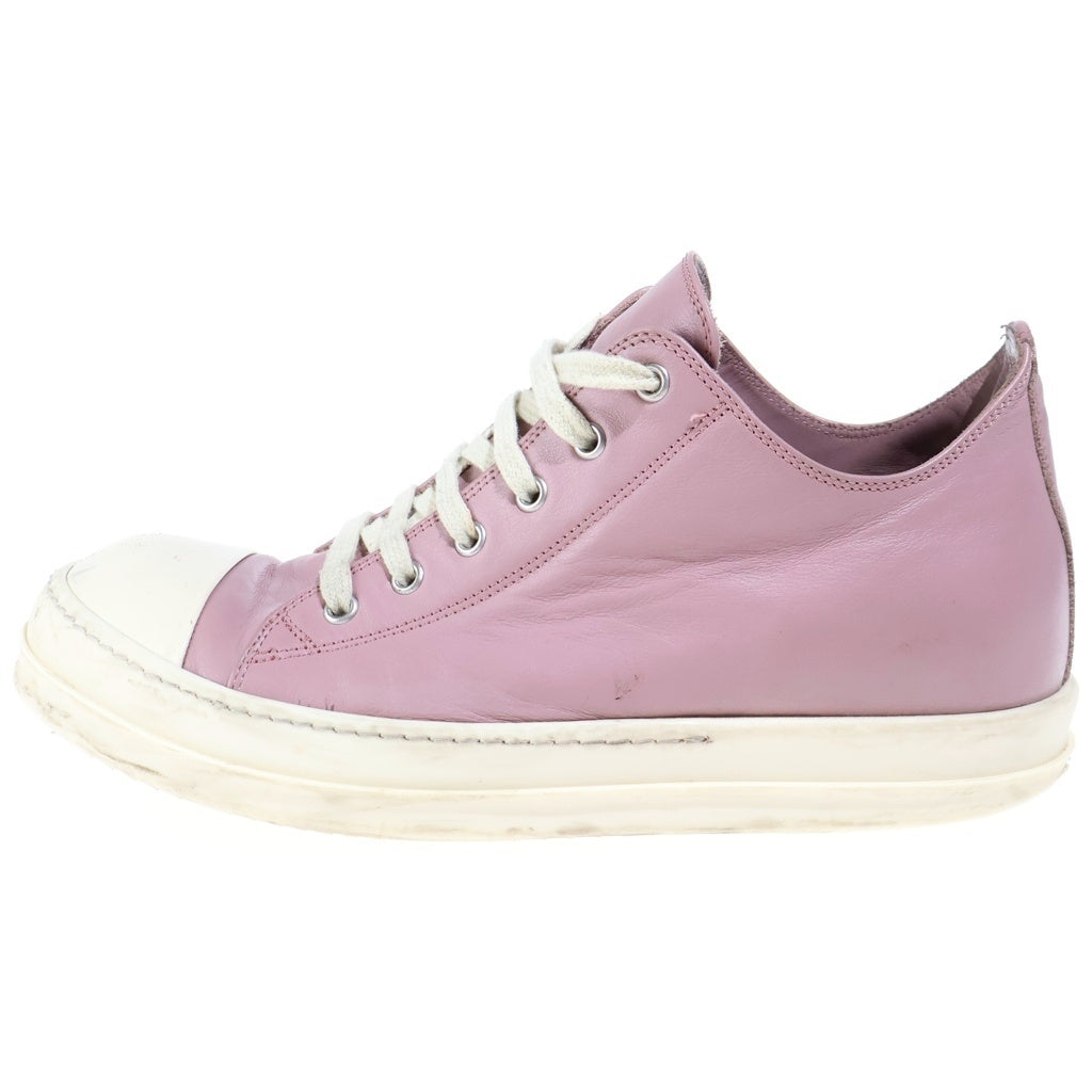 Rick Owens(リックオウエンス) 24SS Lido Low Snesks リドロー スニークス ローカットスニーカー ピンク RU01D3891‐LCO-6311
