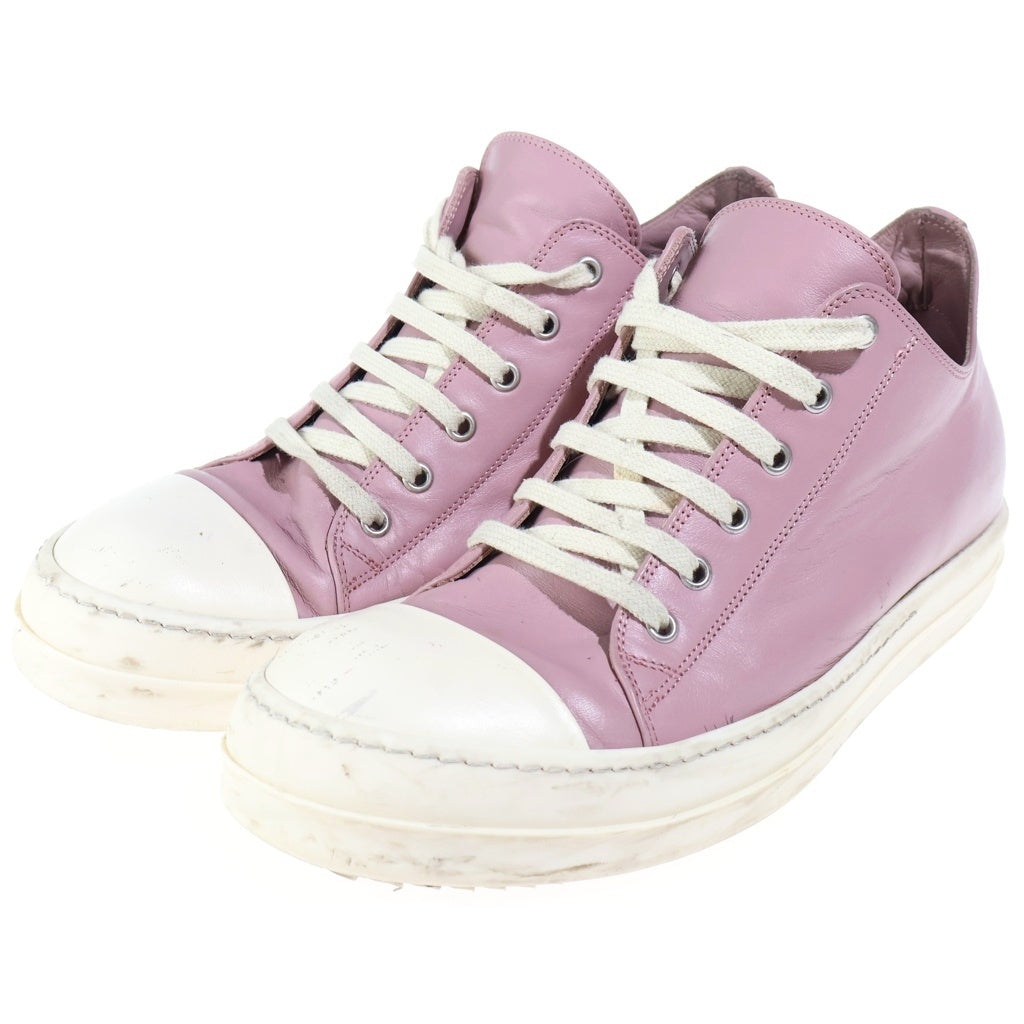 Rick Owens(リックオウエンス) 24SS Lido Low Snesks リドロー スニークス ローカットスニーカー ピンク RU01D3891‐LCO-6311