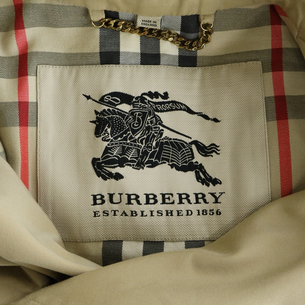 BURBERRY(バーバリー) ケンジントン 裏地ノバチェック トレンチコート ブラウン 3983339