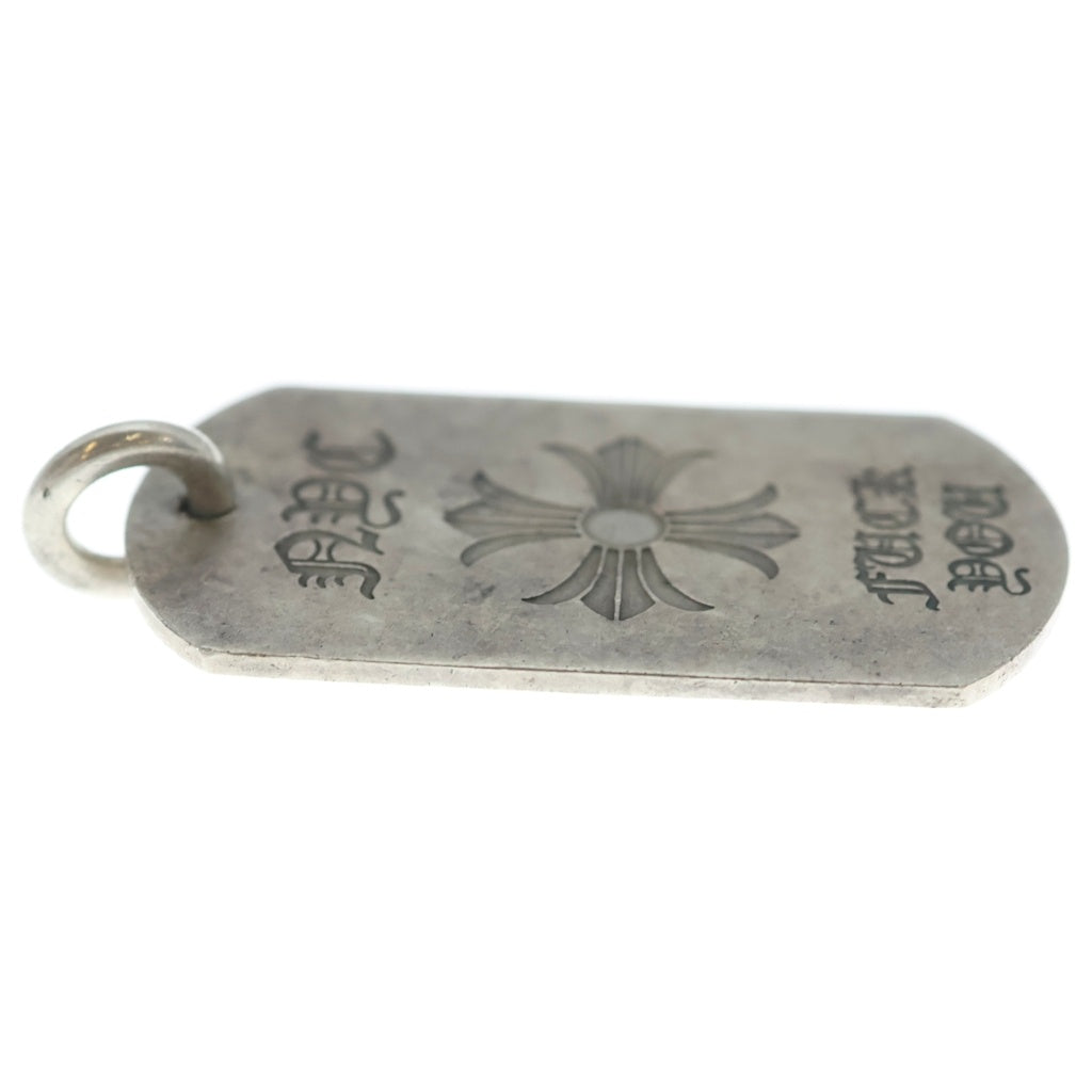 CHROME HEARTS(クロムハーツ) D TAG LRG NYC限定 FUCK YOU CHプラス ドッグタグ ラージ ペンダントトップ シルバー