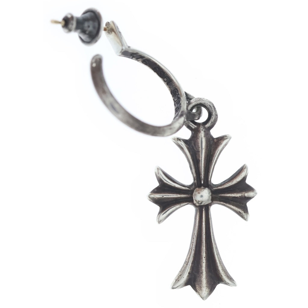 CHROME HEARTS(クロムハーツ) TINY CH CROSS タイニーCHクロス フープピアス シルバー BCA115