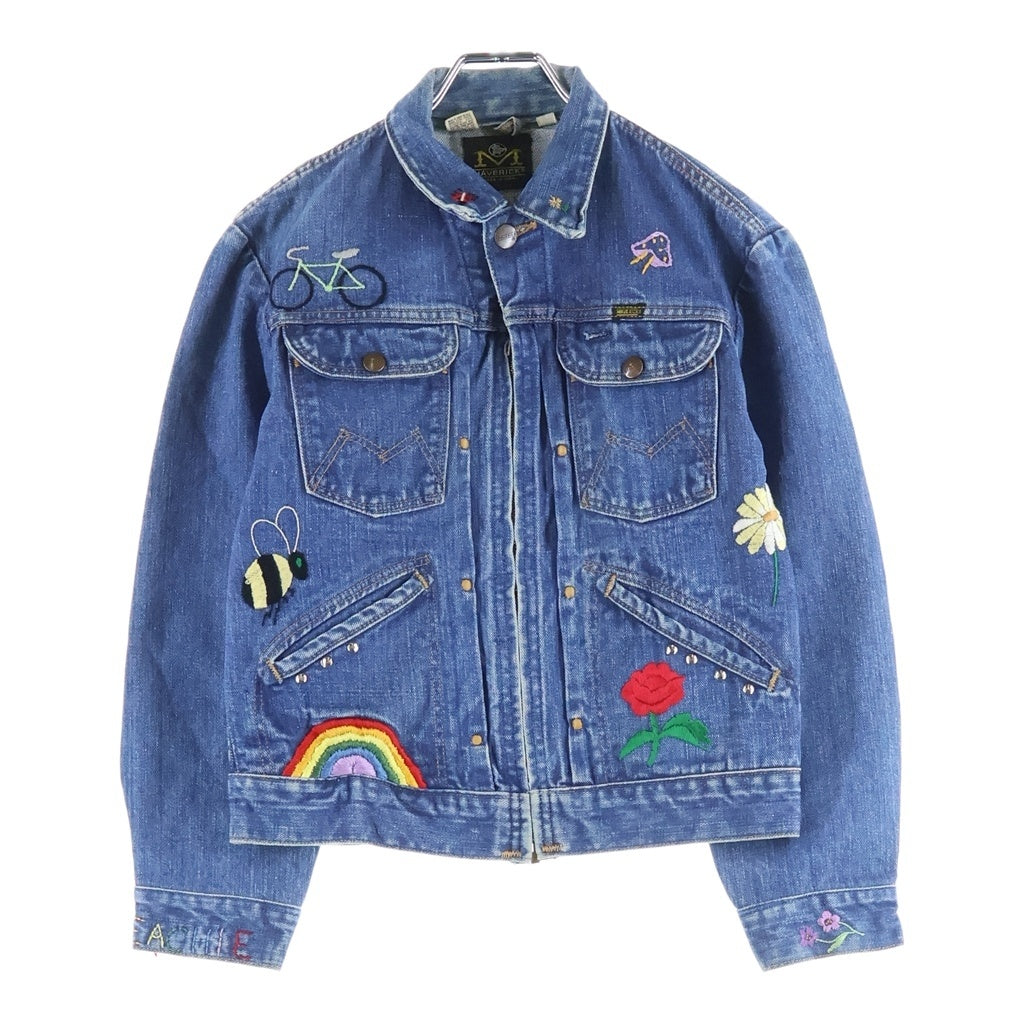 MAVERICK(マーベリック) 60s-70s BLUE BELL TALON 刺繍 Gジャン インディゴ