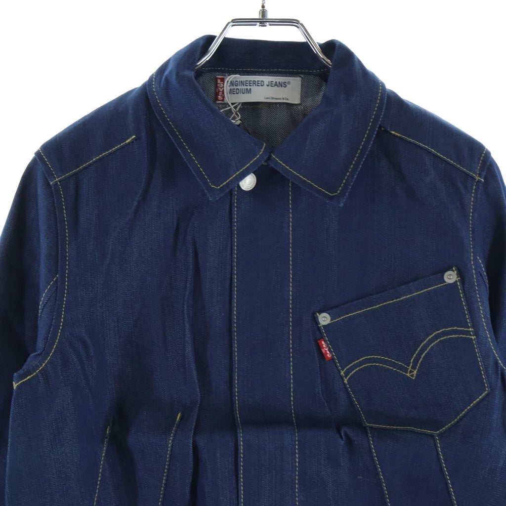 Levi's(リーバイス) 00s ENGINEERED タグ付 デットストック ステッチプリーツデザイン Gジャン 70101-16