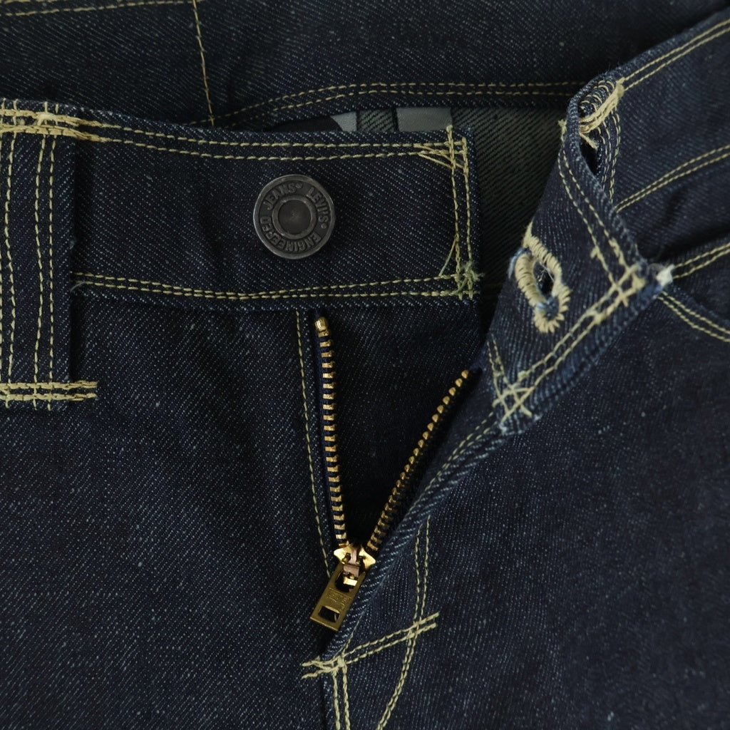 Levi's(リーバイス) 00s ENGINEERED リジット デットストック 立体裁断 ステッチデザイン デニムパンツ インディゴ