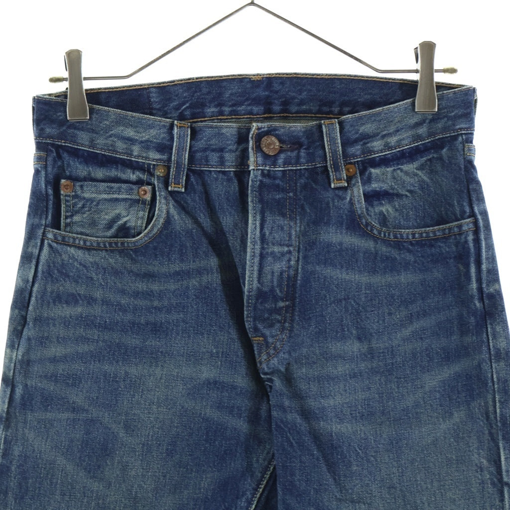 Levi's VINTAGE CLOTHING(リーバイス ビンテージ クロージング) トルコ製 ダブルネーム 501-501XX BIGE 赤耳 ひげ膝ハチノス加工 ストレートデニム W28 L32 インディゴ PC9-66466-0002