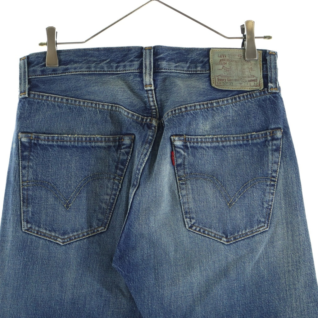 Levi's VINTAGE CLOTHING(リーバイス ビンテージ クロージング) 501XX ウォッシュ ひげダメージ加工 BIGE 隠しリベット 細赤耳 ストレートデニム インディゴ PC9-47501-0137