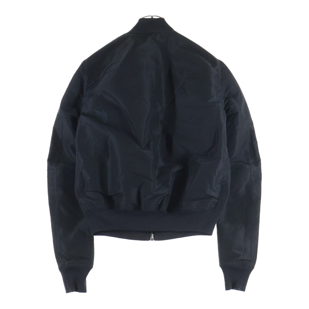Rick Owens(リックオウエンス) Reversible Cropped Flight Bomber MA-1 リックオウエンス リバーシブル フライト ボンバー ジャケット ブルゾン ブラック/ホワイト RU20S7786-FRT