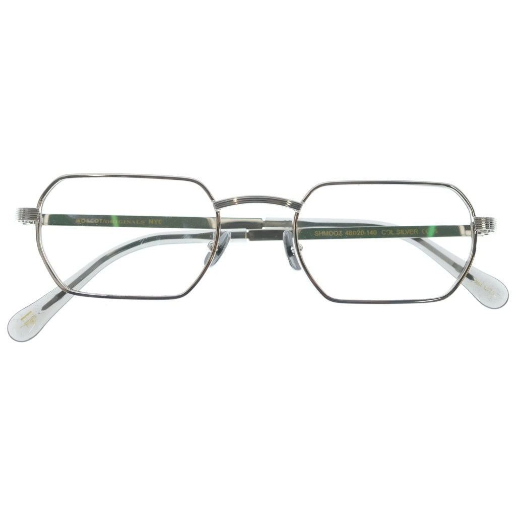 MOSCOT(モスコット) SHMOOZ 48 シュムーズ メタルフレーム スクエア アイウェア シルバー