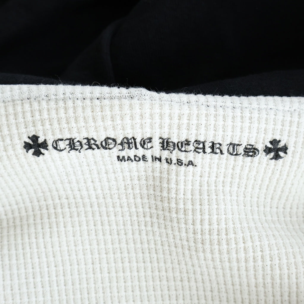 CHROME HEARTS(クロムハーツ) Matty Boy Caution Thermal Zip Up Hoodie マッティボーイ 裏地サーマル ダブルフェイス チョンパー ジップパーカー カーキ カモフラ