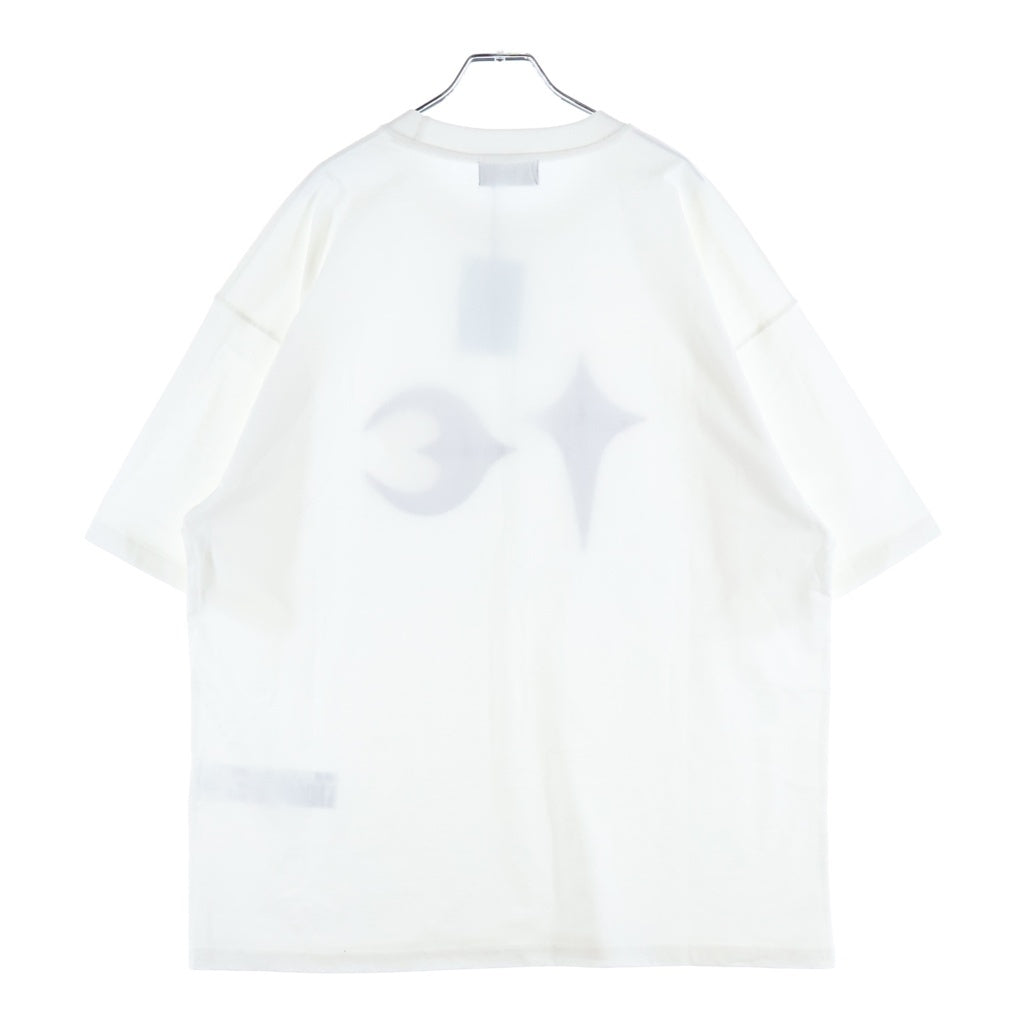 THUG CLUB(サグクラブ) Rock T-Shirt ロック クルーネック半袖Tシャツ ホワイト TC24TS0301