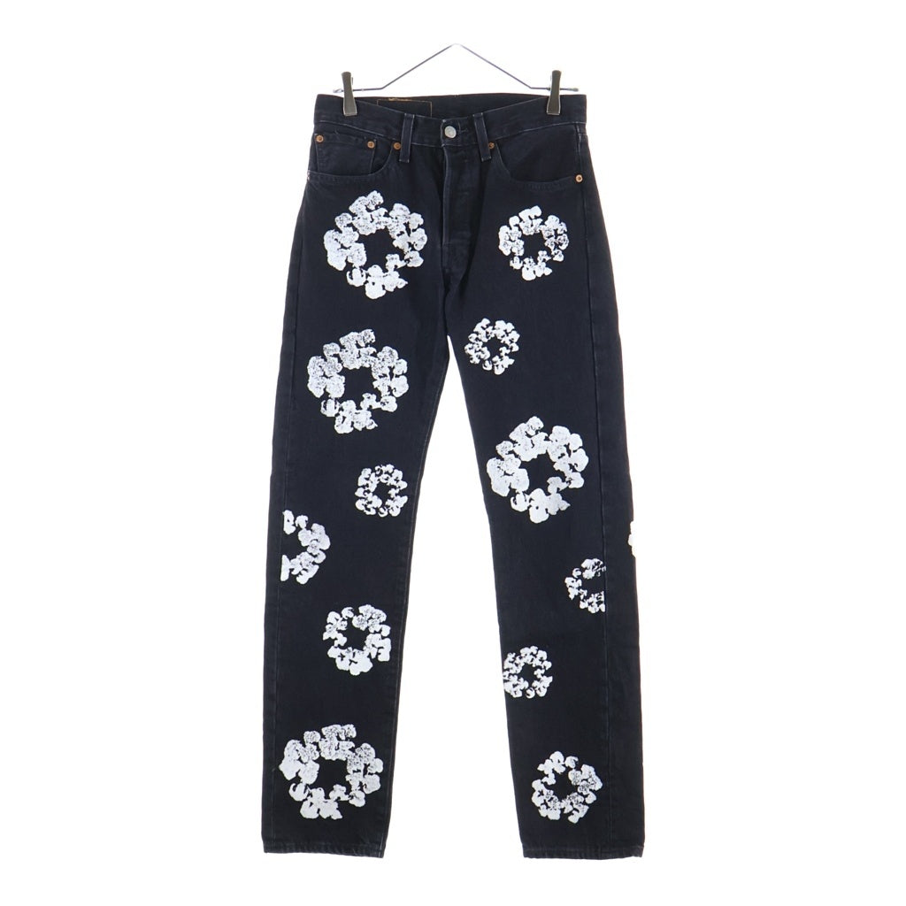 DENIM TEARS(デニムティアーズ) ×Levi's The Cotton Wreath Jean デニムパンツ W29 L32 ブラック PC9-A1592-0003
