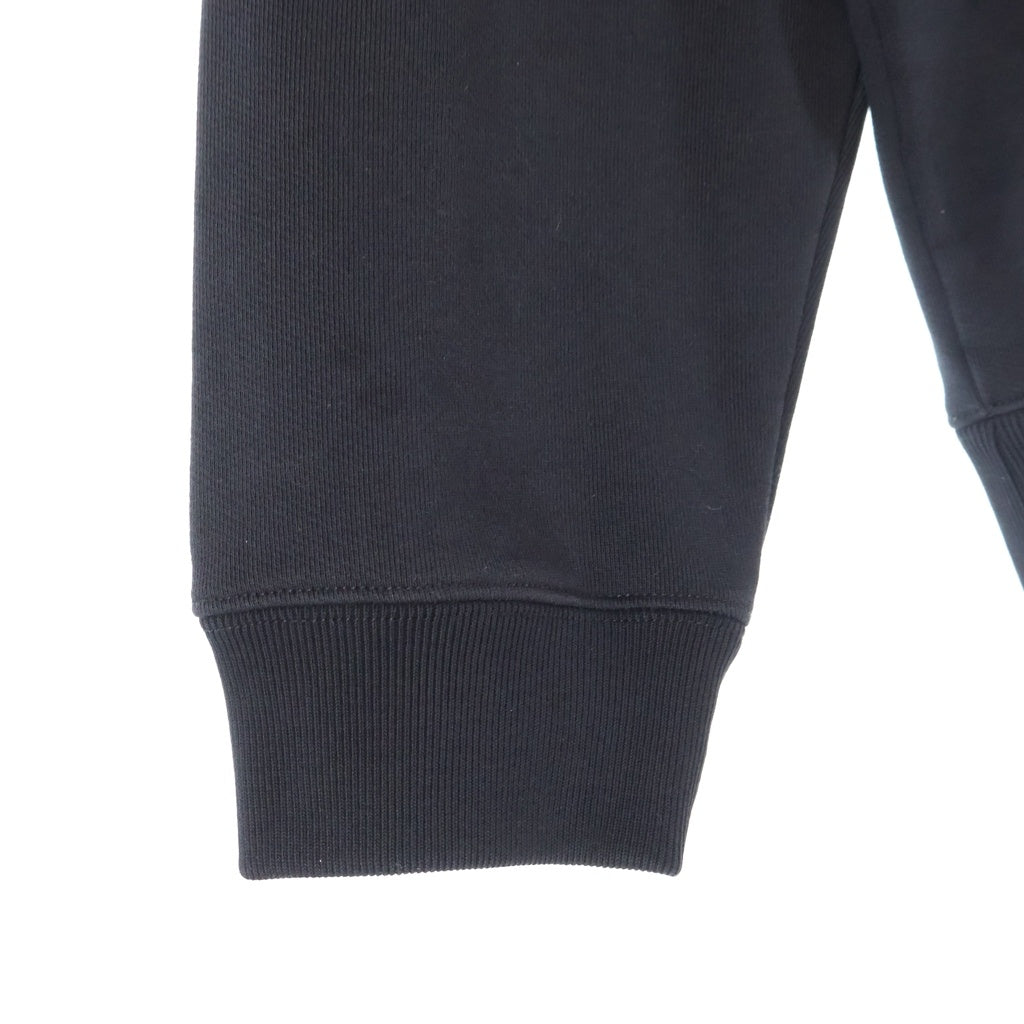 LOEWE(ロエベ) ANAGRAM PATCH POCKET HOODIE レザーアナグラムパッチ プルオーバーパーカー ブラック H526Y25X15