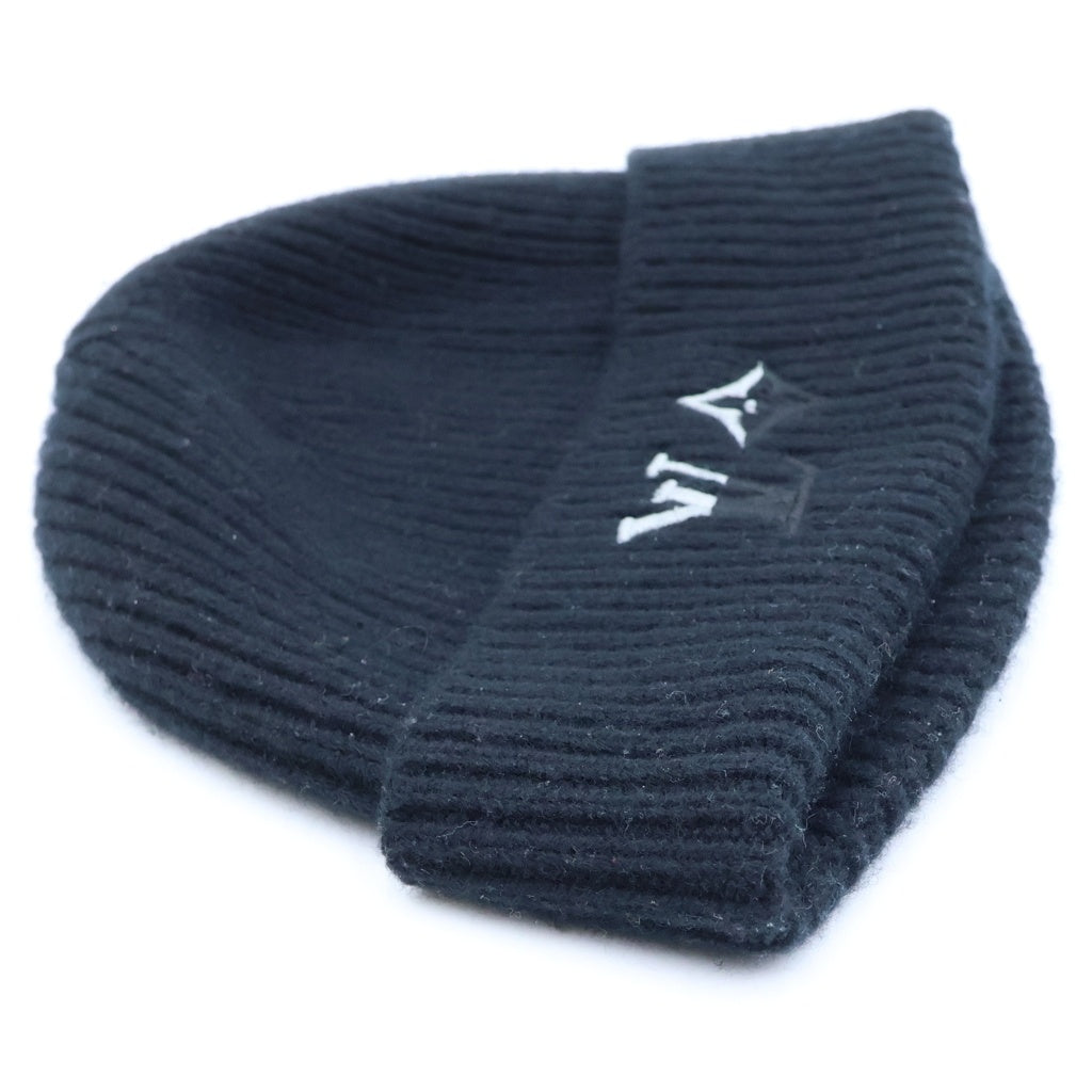 LOUIS VUITTON(ルイヴィトン) カシミア LVデュアル ビーニーニット帽 ブラック M79081