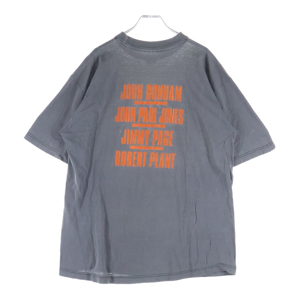 VINTAGE(ヴィンテージ) 90s Led Zeppelin EURO レッドツェッペリン ユーロ クルーネックTシャツ ブラック