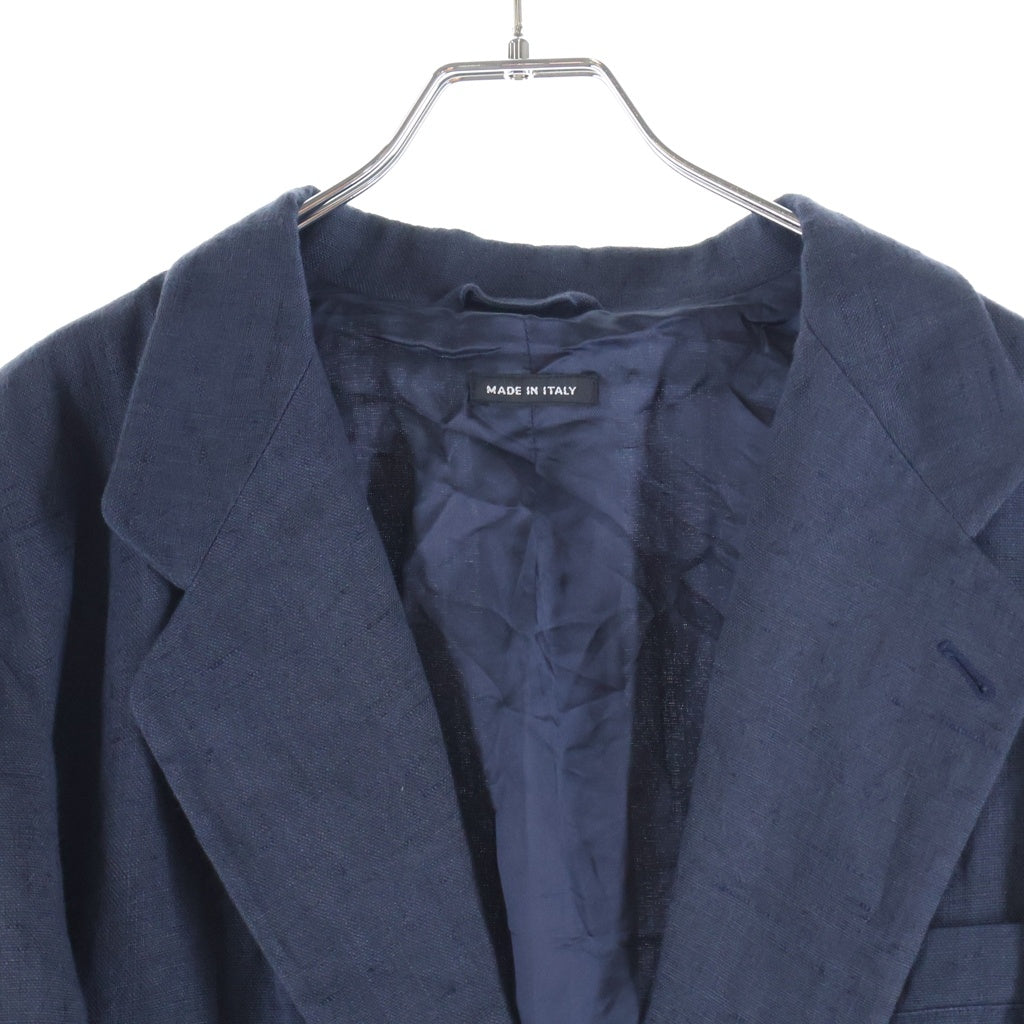 GIORGIO ARMANI(ジョルジオアルマーニ) 80s-90s リネン 2B テーラードジャケット ネイビー