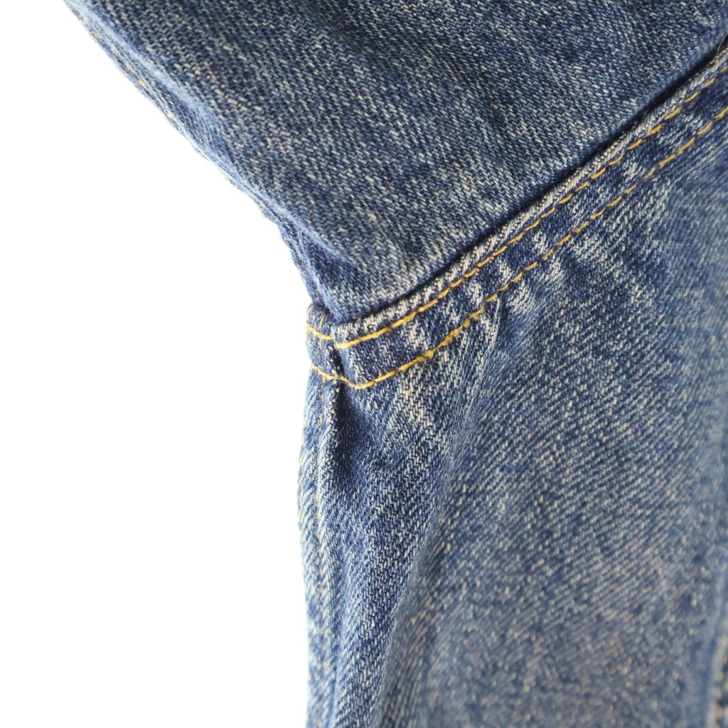 NO BRAND(ノーブランド) OLD UNIQLO オールドユニクロ 1st フロントプリーツ 三角フラップ Gジャン インディゴ