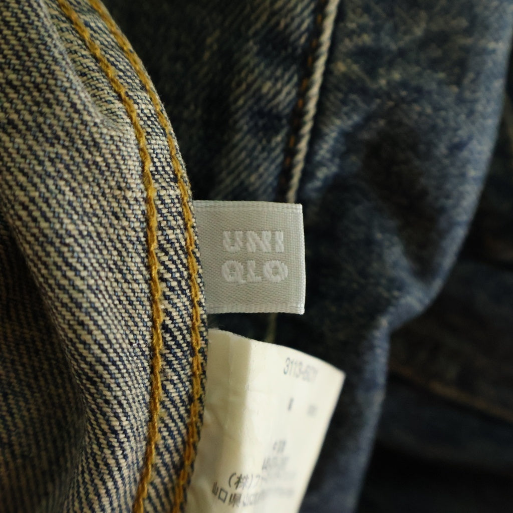 NO BRAND(ノーブランド) OLD UNIQLO オールドユニクロ 1st フロントプリーツ 三角フラップ Gジャン インディゴ