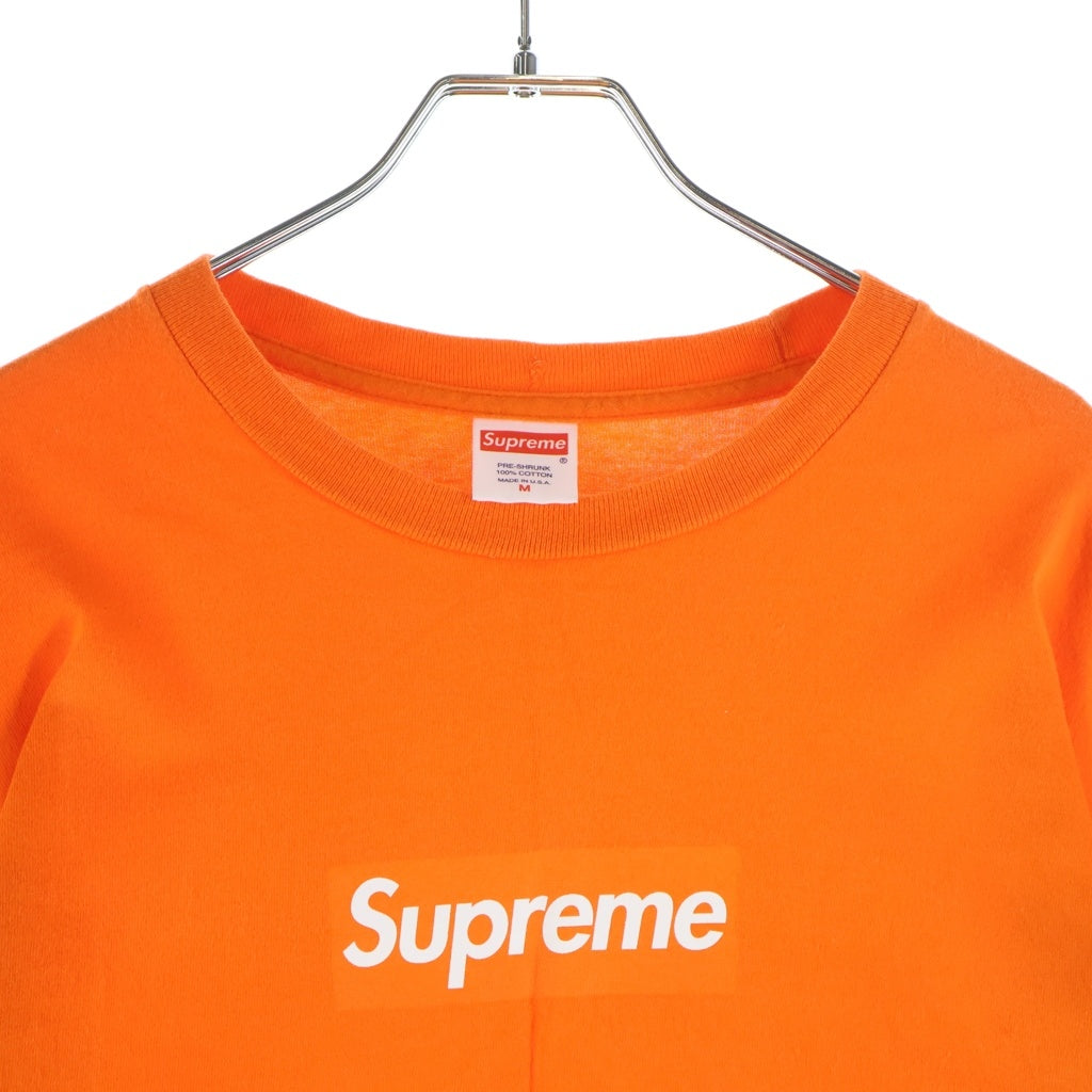 SUPREME(シュプリーム) 20AW Box Logo L/S Tee ボックスロゴ ロングスリーブカットソー オレンジ