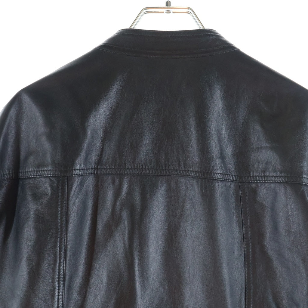 Rick Owens(リックオウエンス) 15SS FAUN期 STERNBERG LEATHER BOMBER JACKET ジップアップ ボンバージャケット ブラック RU15S4763-LGI