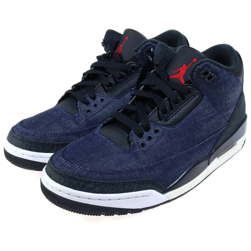 NIKE(ナイキ) ×Levi's AIR JORDAN RTR LSC INDIGO SP リーバイス エアジョーダン 3 デニム ハイカットスニーカー インディゴ IH7959-400
