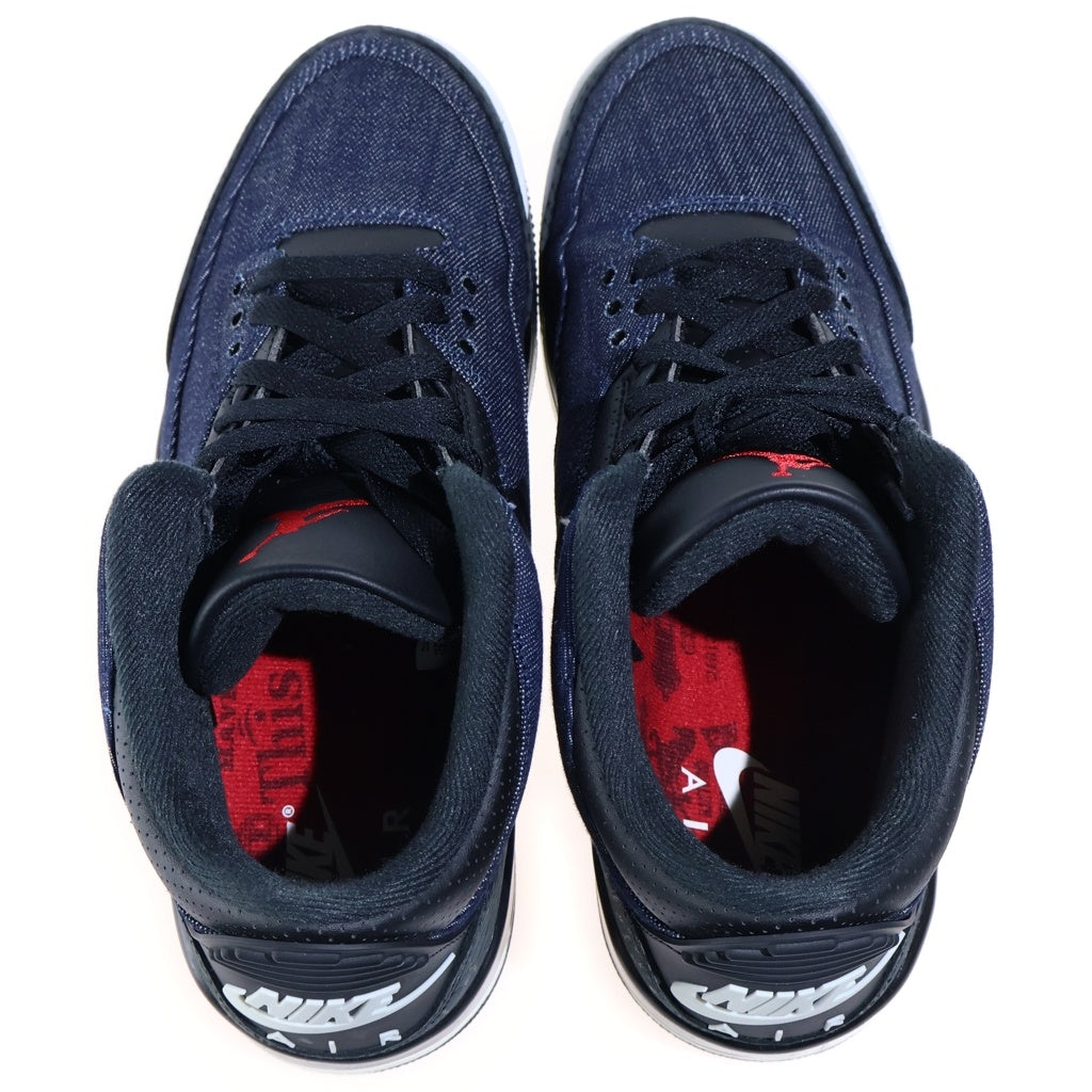 NIKE(ナイキ) ×Levi's AIR JORDAN RTR LSC INDIGO SP リーバイス エアジョーダン 3 デニム ハイカットスニーカー インディゴ IH7959-400
