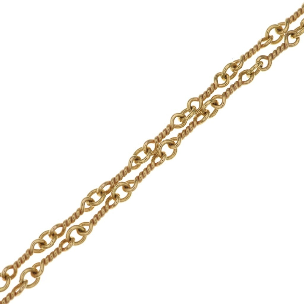 CHROME HEARTS(クロムハーツ) 22K NECKCHAIN T20 ツイストチェーンネックレス 20inch ゴールド BCA015
