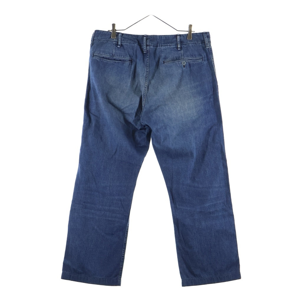 RRL(ダブルアールエル) メタルボタン ライトデニム デニムパンツ 32×32 インディゴ 4701478303
