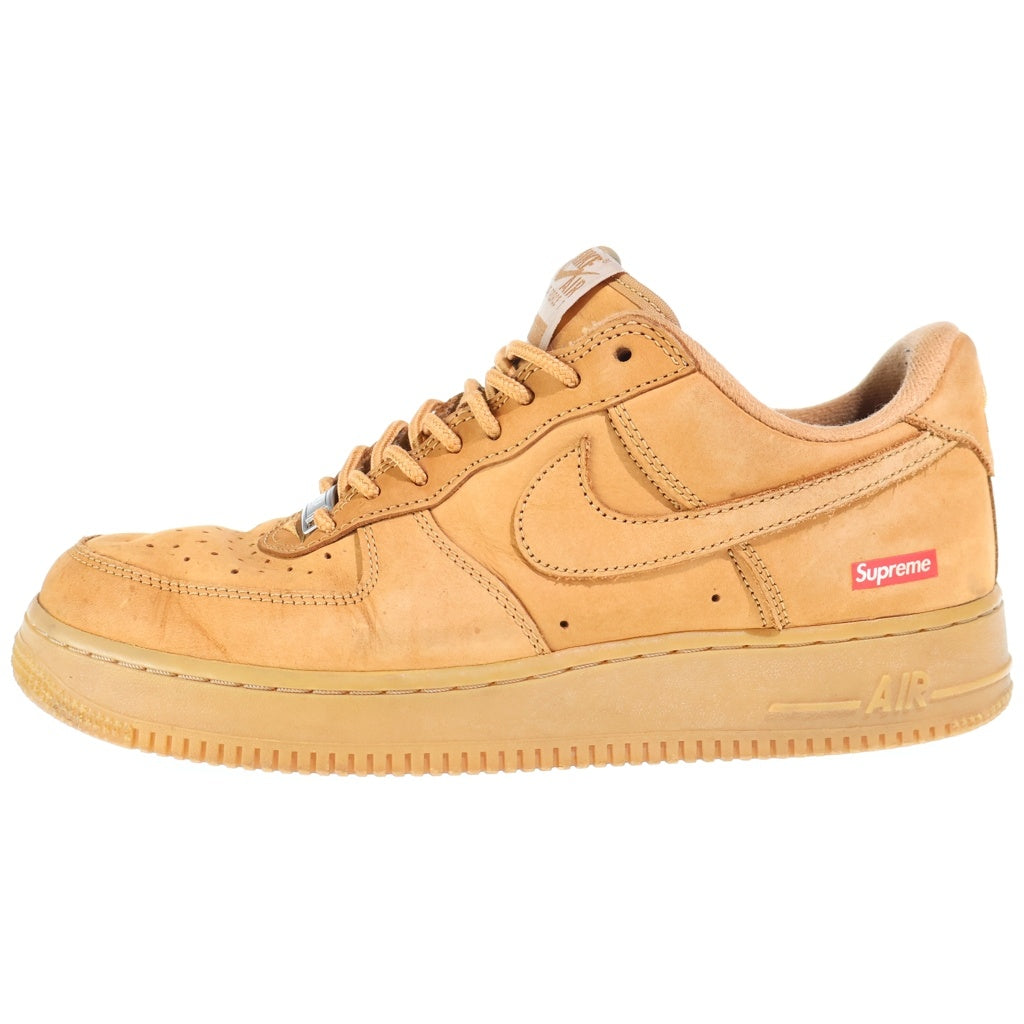 NIKE(ナイキ) ×SUPREME AIR FORCE 1 LOW SP シュプリーム エアフォースワン ウィート ローカットスニーカー ブラウン US8.5/26.5cm DN1555-200