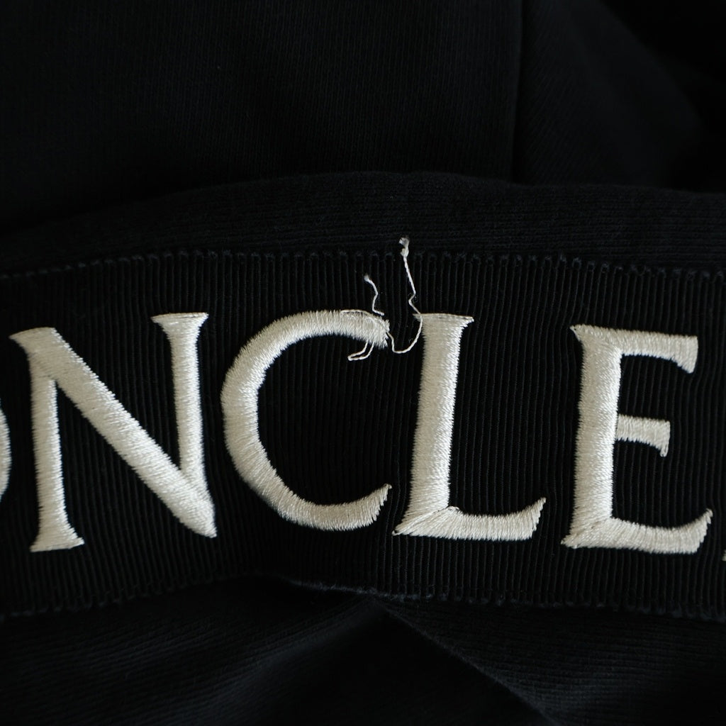 MONCLER(モンクレール) 20AW ロゴテープ ジップアップ パーカー ブラック F20918G78500
