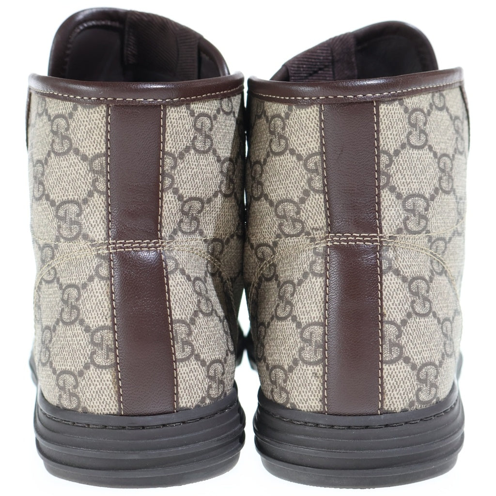 GUCCI(グッチ) GGキャンバス ハイカットスニーカー ブラウン 295383