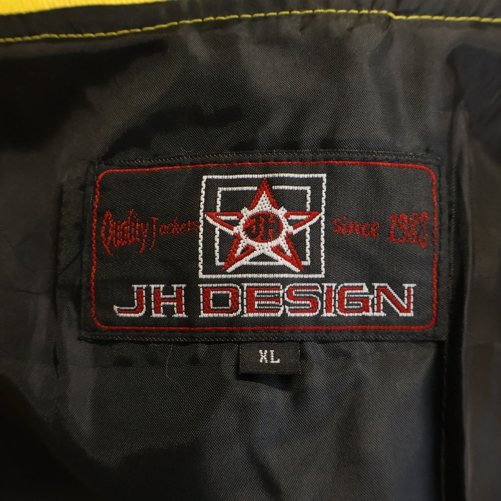 JEFFHAMILTON(ジェフハミルトン) 80s-90a M×M コットン レーシング スタジアムジャケット イエロー