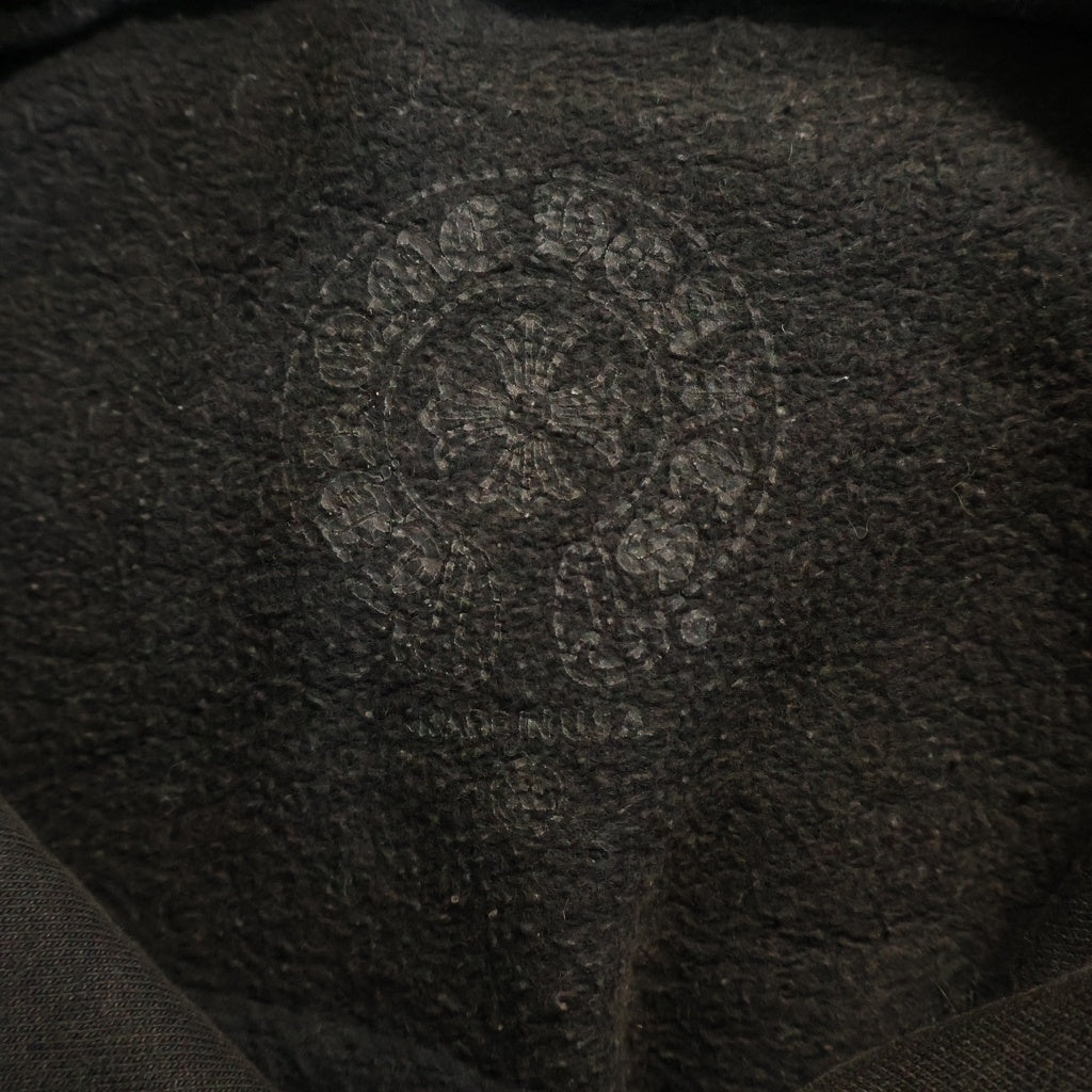 CHROME HEARTS(クロムハーツ) ×MATTY BOY マッティボーイ チョンパーホースシュープリント プルオーバースウェットパーカー フーディー ブラック