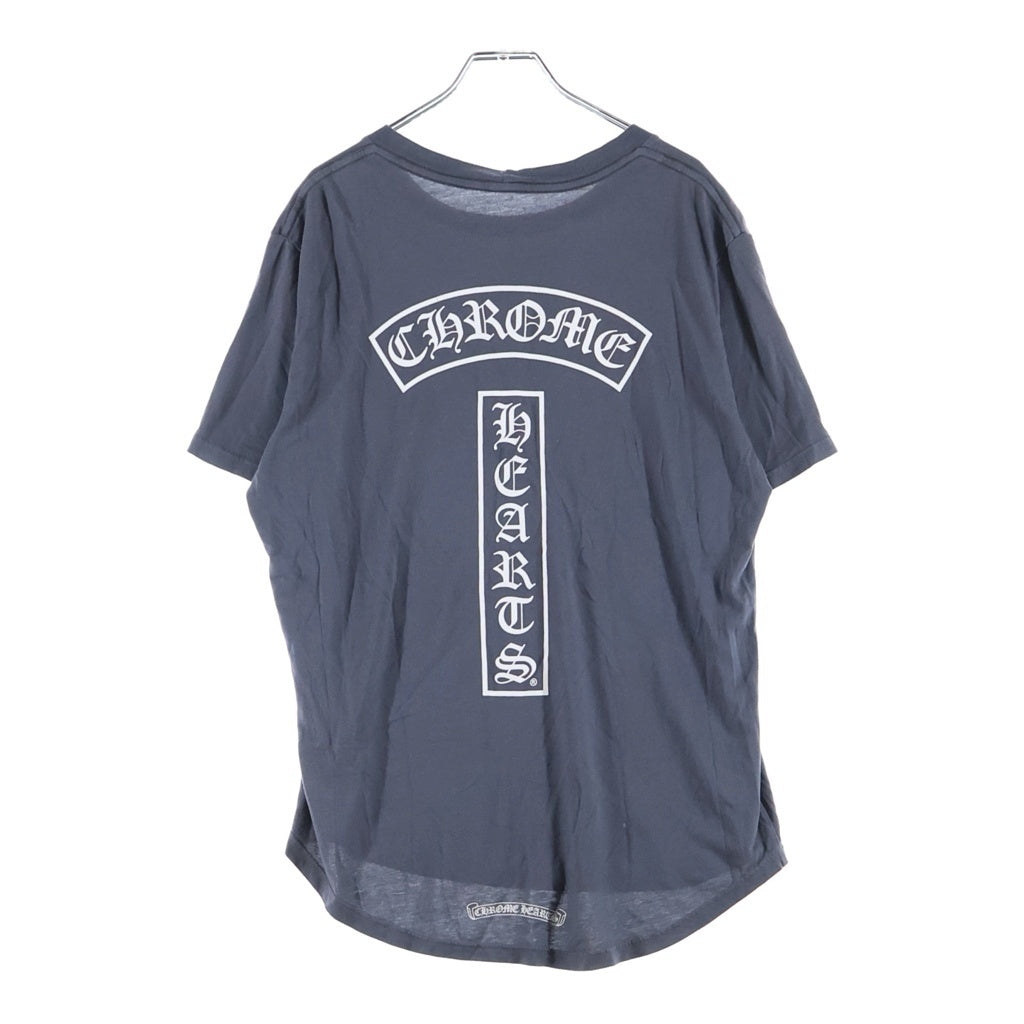 CHROME HEARTS(クロムハーツ) Tバーバックプリント 半袖Tシャツ クルーネックカットソー グレー