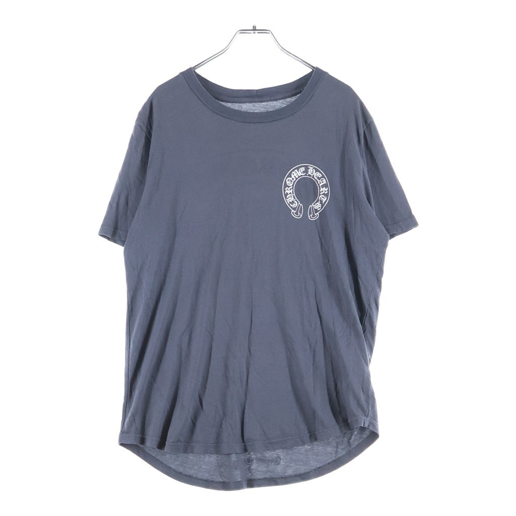 CHROME HEARTS(クロムハーツ) Tバーバックプリント 半袖Tシャツ クルーネックカットソー グレー