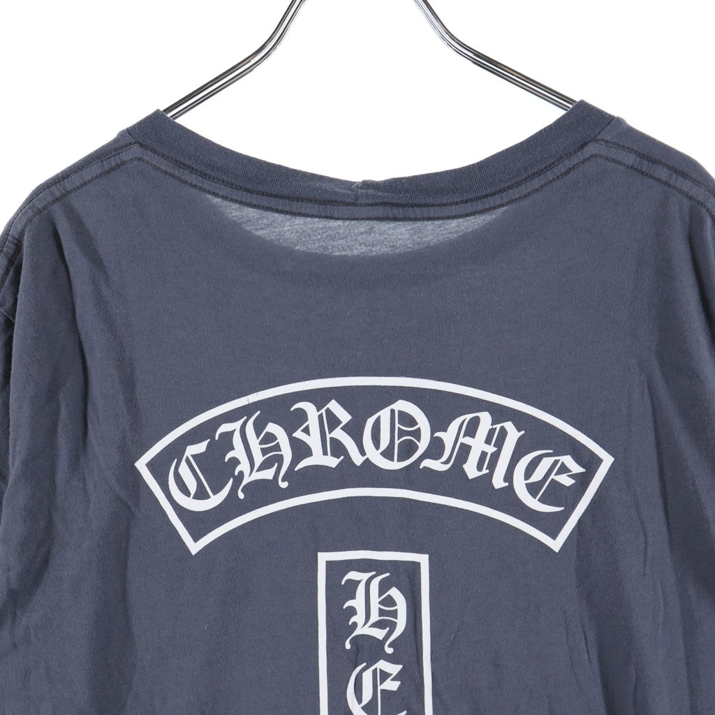 CHROME HEARTS(クロムハーツ) Tバーバックプリント 半袖Tシャツ クルーネックカットソー グレー