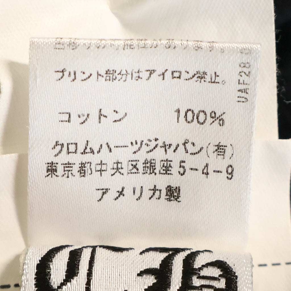 CHROME HEARTS(クロムハーツ) SCROLL LABEL L/S スクロールラベル アームプリント長袖Tシャツ ホワイト