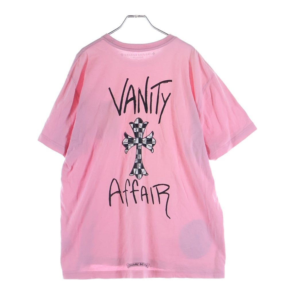 CHROME HEARTS(クロムハーツ) ×MATTY BOY PPO VANITY AFFAIR T-SHRT マッティボーイ ヴァニティ プリント半袖Tシャツ クルーネックカットソー ピンク