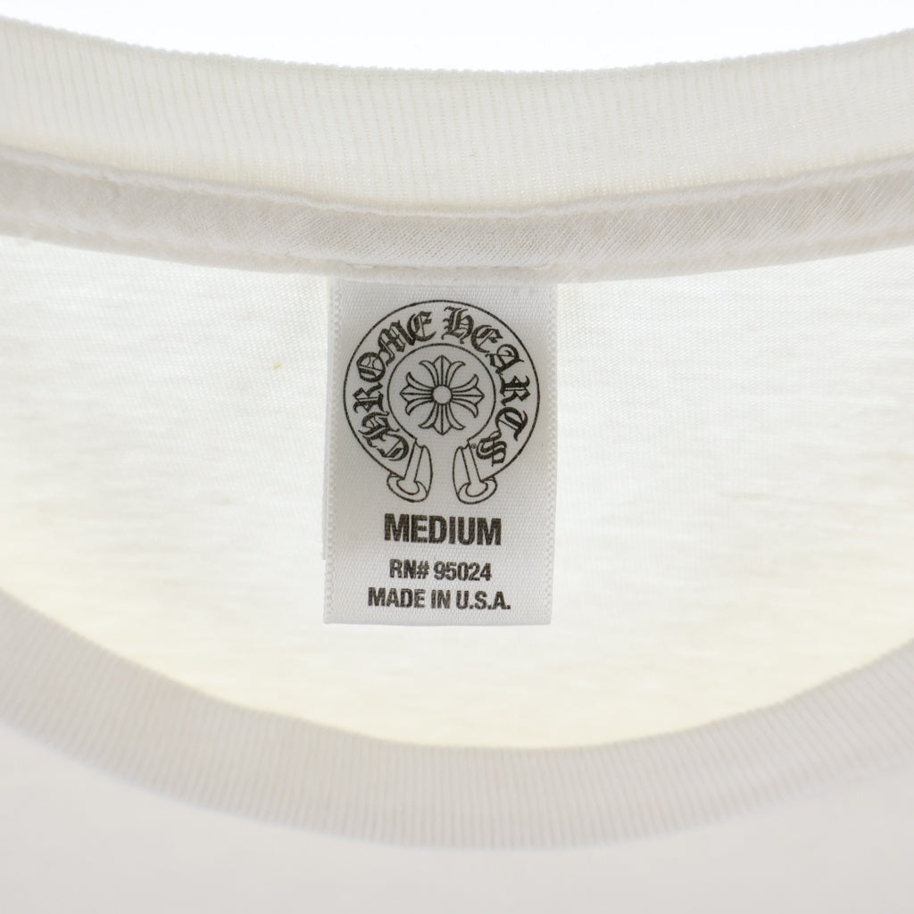 CHROME HEARTS(クロムハーツ) OLD JOE FOTI Back CH Plus Skull Wing Print Tee オールド ジョーフォティ バックCHプラス スカルウィング 半袖Tシャツカットソー ホワイト