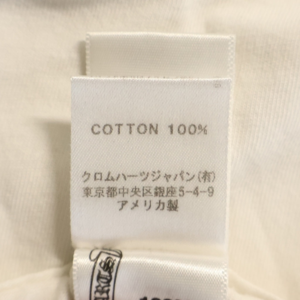 CHROME HEARTS(クロムハーツ) OLD JOE FOTI Back CH Plus Skull Wing Print Tee オールド ジョーフォティ バックCHプラス スカルウィング 半袖Tシャツカットソー ホワイト