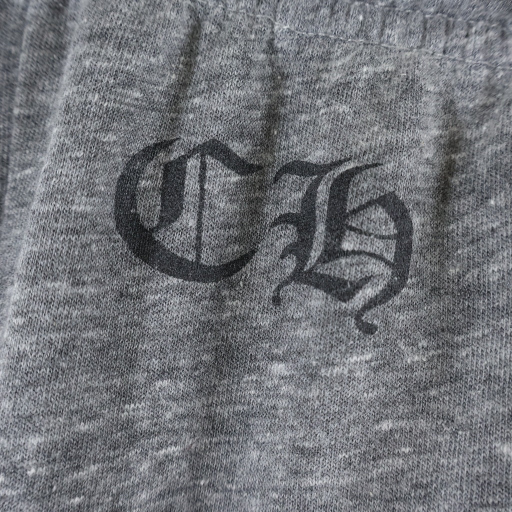 CHROME HEARTS(クロムハーツ) SWEAT PANTS ホースシュー CHプリント スウェット ハーフパンツ グレー
