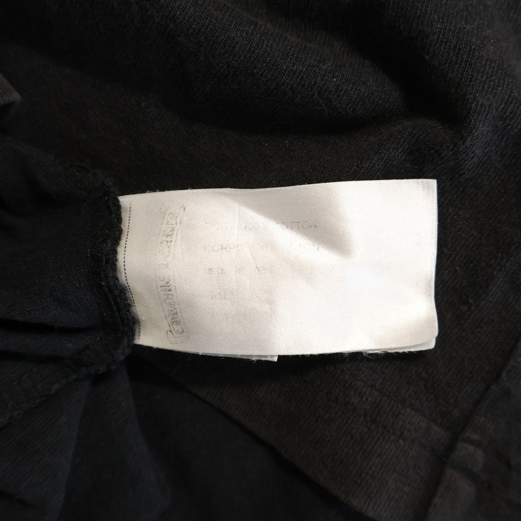 CHROME HEARTS(クロムハーツ) アメリカンフラッグ スクロールラベルプリント 半袖Tシャツカットソー ブラック
