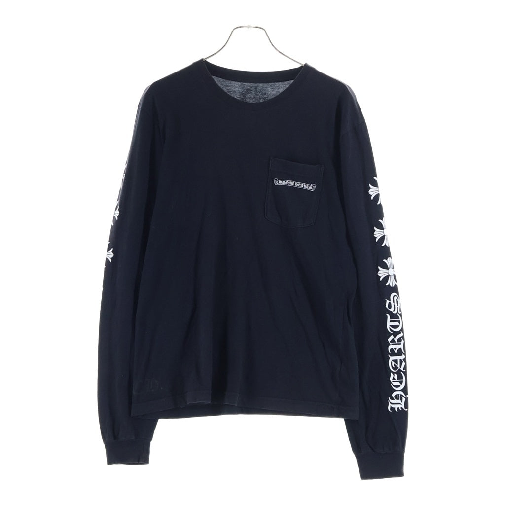 CHROME HEARTS(クロムハーツ) 6 CH PLS L/S TEE CHプラスプリント長袖Tシャツ ブラック