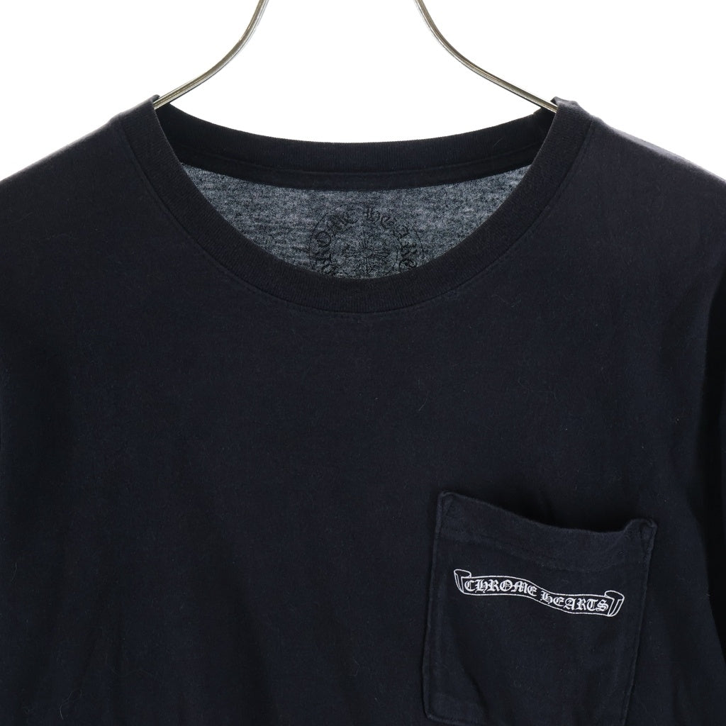 CHROME HEARTS(クロムハーツ) 6 CH PLS L/S TEE CHプラスプリント長袖Tシャツ ブラック