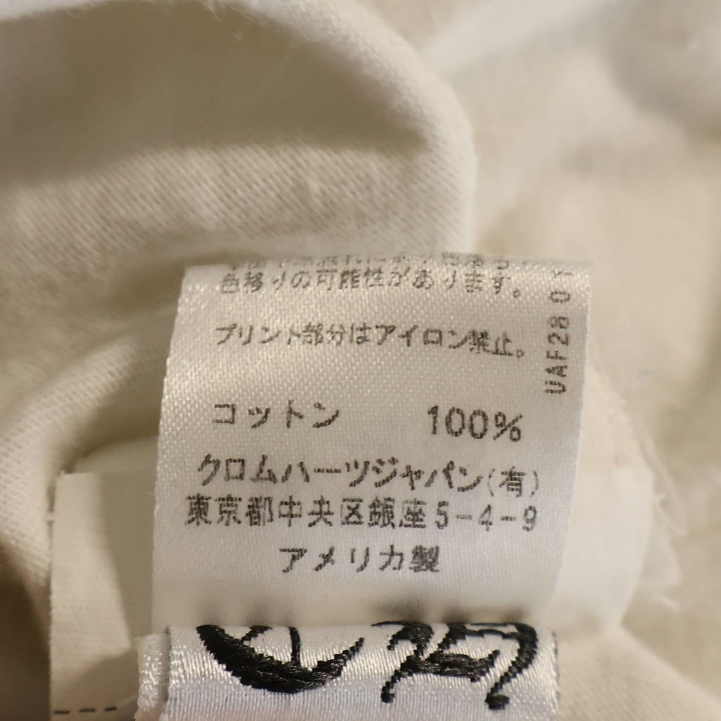CHROME HEARTS(クロムハーツ) CH S/S バックCHクロス ホースシュープリント 半袖Tシャツカットソー