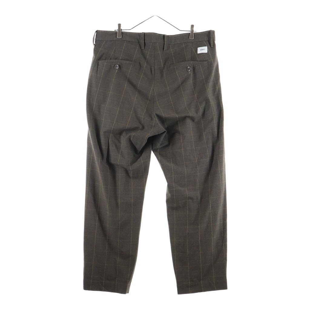 WTAPS(ダブルタップス) 20SS TWO TUCK TROUSERS BROWN スラックス ブラウン 201BRDT-PTM07