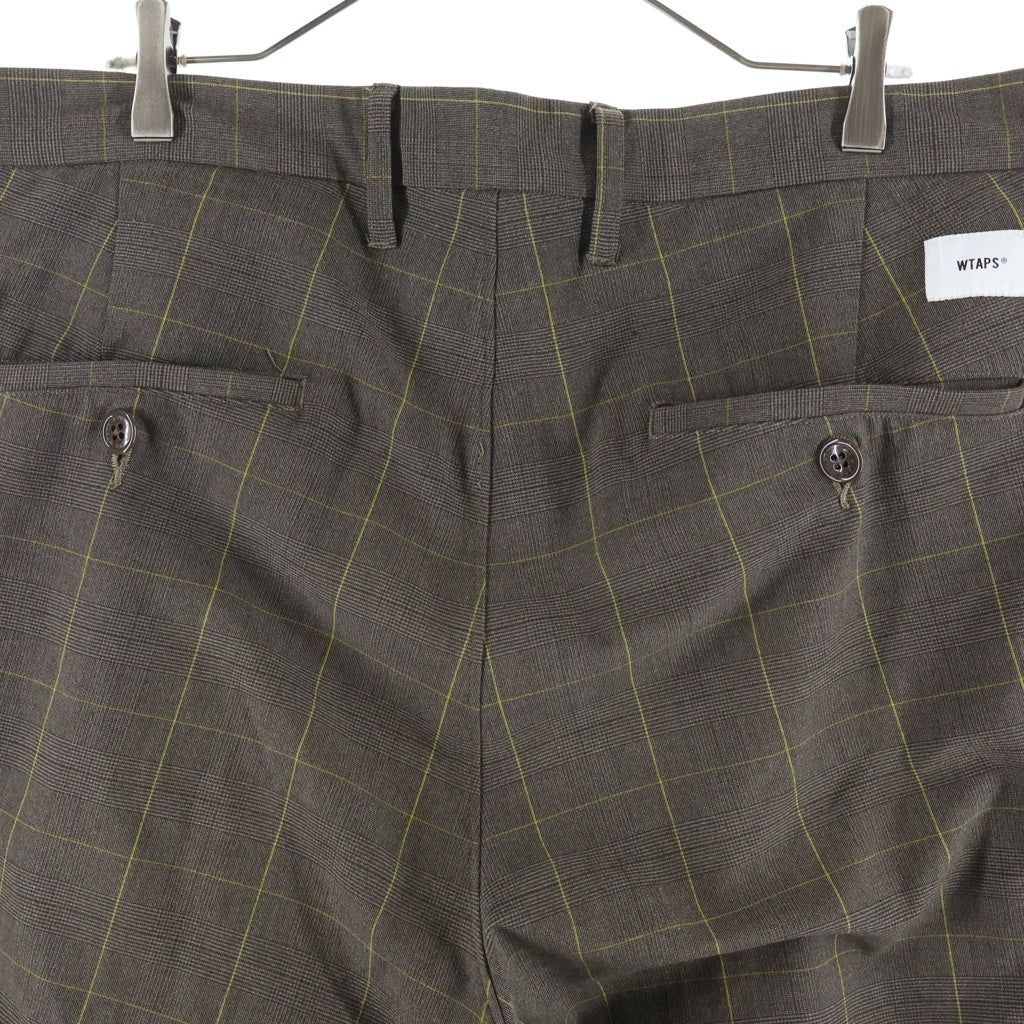 WTAPS(ダブルタップス) 20SS TWO TUCK TROUSERS BROWN スラックス ブラウン 201BRDT-PTM07