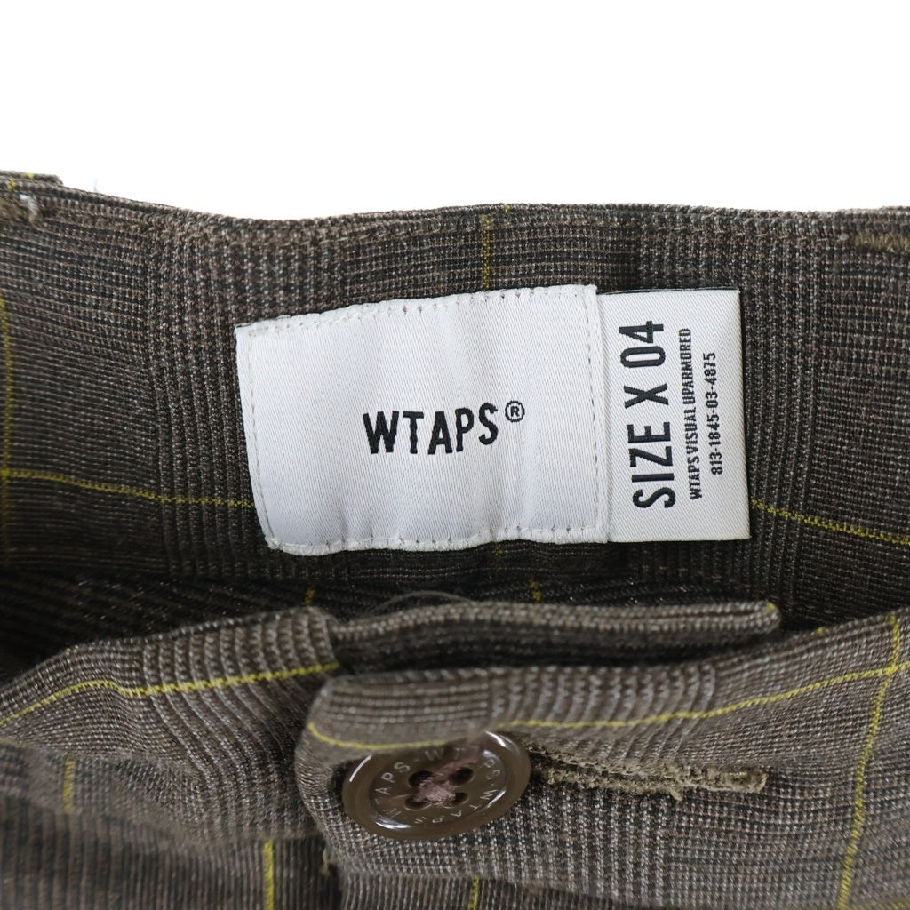 WTAPS(ダブルタップス) 20SS TWO TUCK TROUSERS BROWN スラックス ブラウン 201BRDT-PTM07